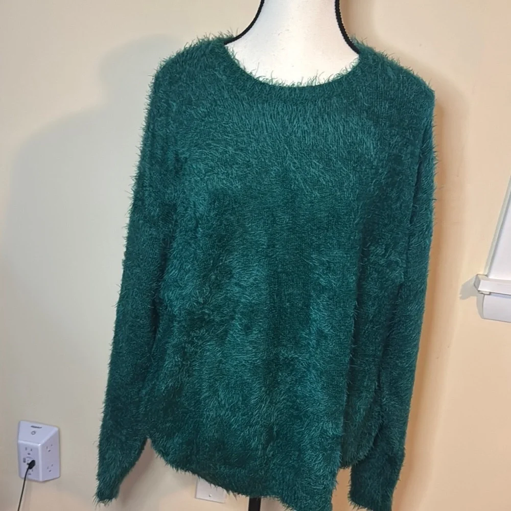 Show Me Your MuMu Feel‎ Good oversized Sweater in Emerald, Size S